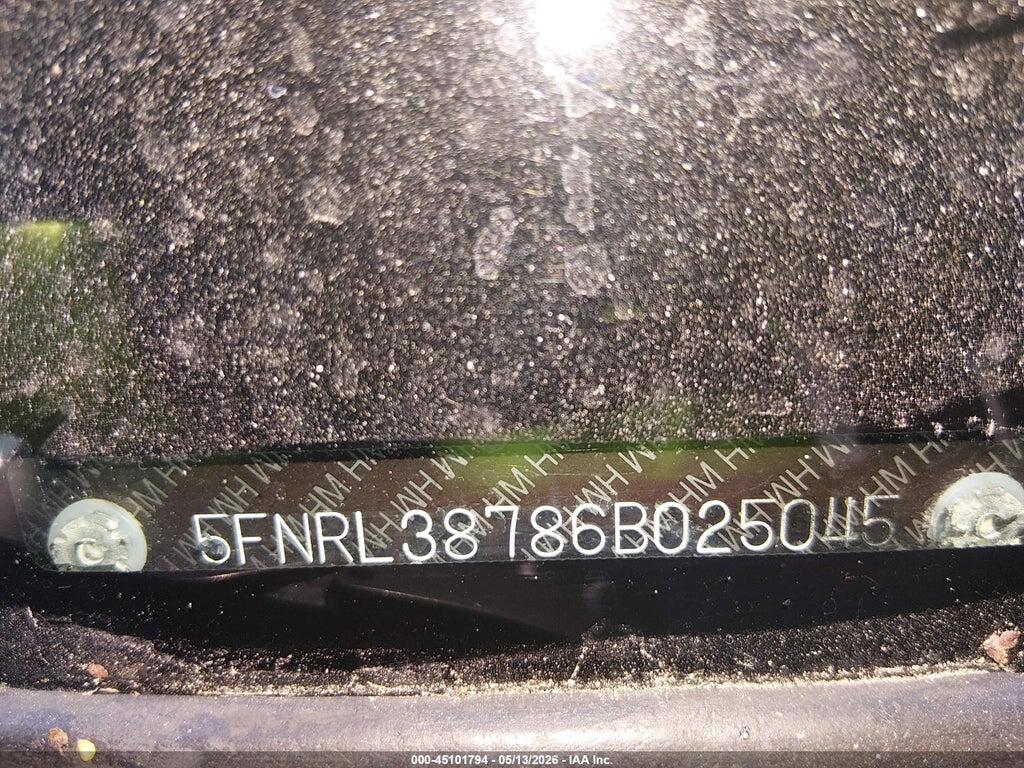 5FNRL38786B025045 2006 HONDA ODYSSEY photo no. 9