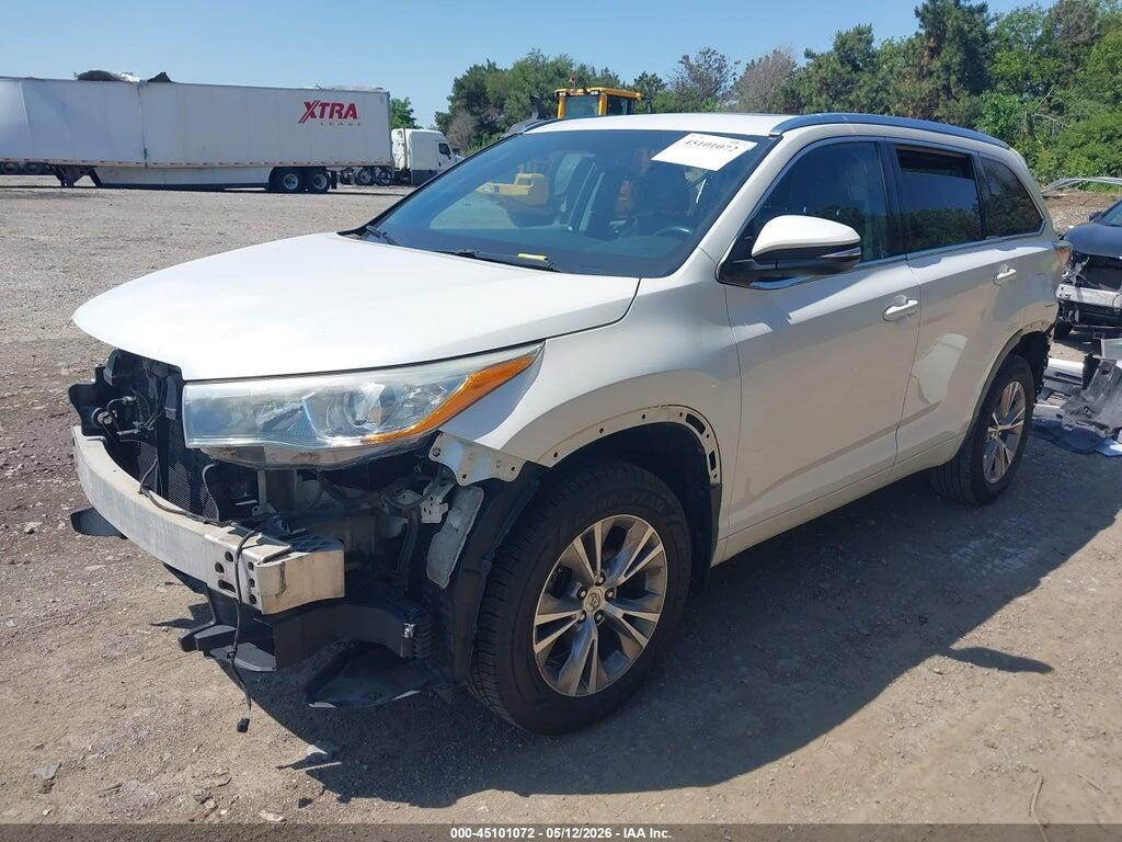 5TDJKRFH7FS183970 2015 TOYOTA HIGHLANDER photo no. 2