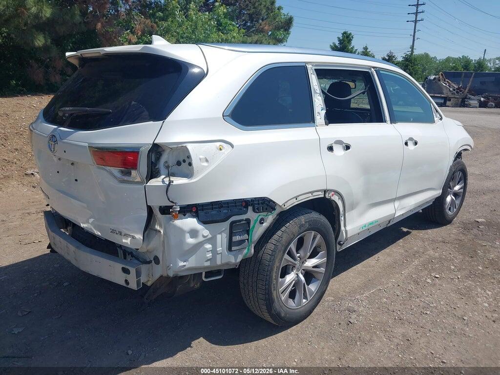 5TDJKRFH7FS183970 2015 TOYOTA HIGHLANDER photo no. 4
