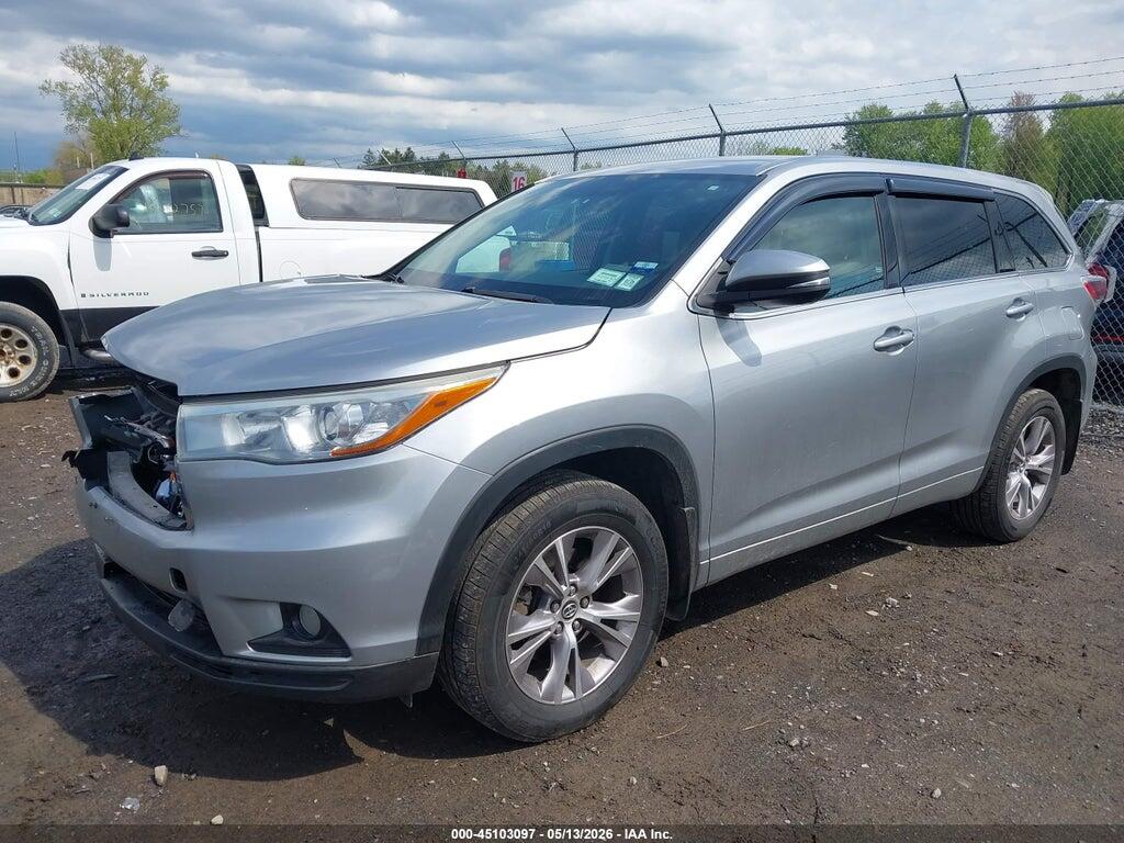 5TDBKRFH2GS274635 2016 TOYOTA HIGHLANDER photo no. 2