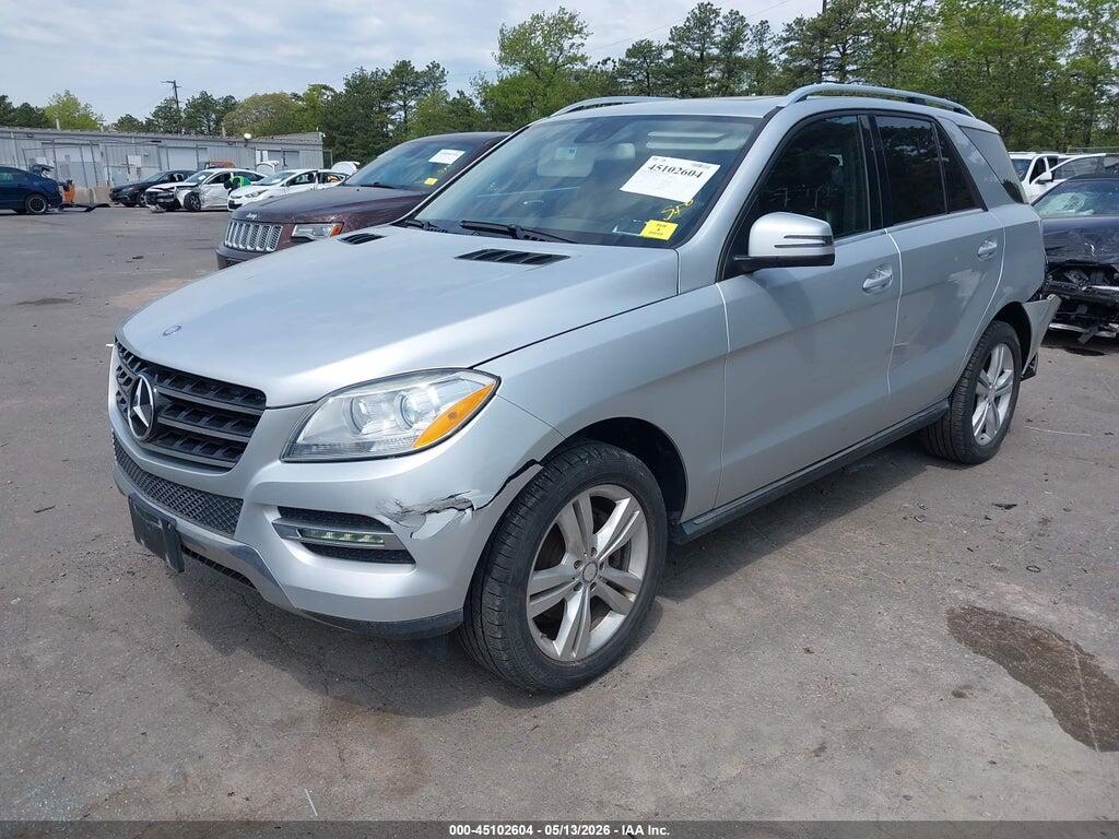 4JGDA5HB2EA373491 2014 MERCEDES-BENZ ML 350 photo no. 2