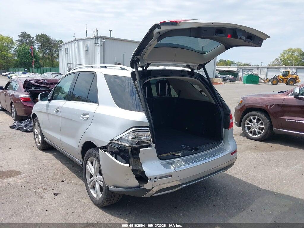 4JGDA5HB2EA373491 2014 MERCEDES-BENZ ML 350 photo no. 3