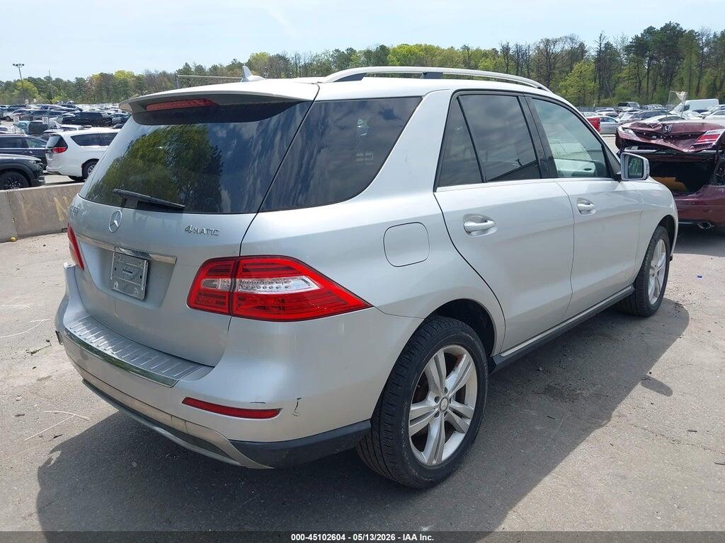 4JGDA5HB2EA373491 2014 MERCEDES-BENZ ML 350 photo no. 4