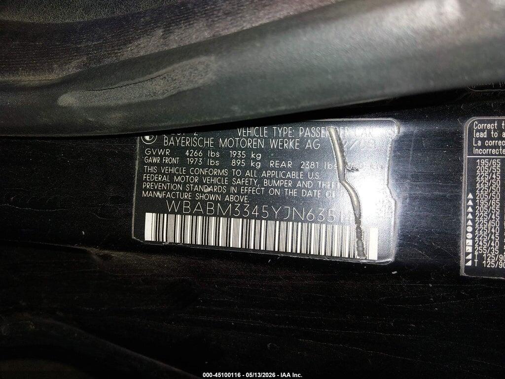 WBABM3345YJN63514 2000 BMW 323CI photo no. 9