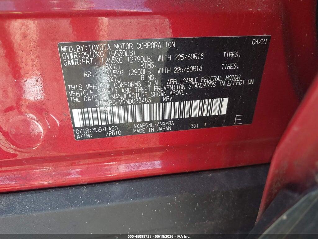JTMAB3FV9MD033483 2021 TOYOTA RAV4 PRIME photo no. 9