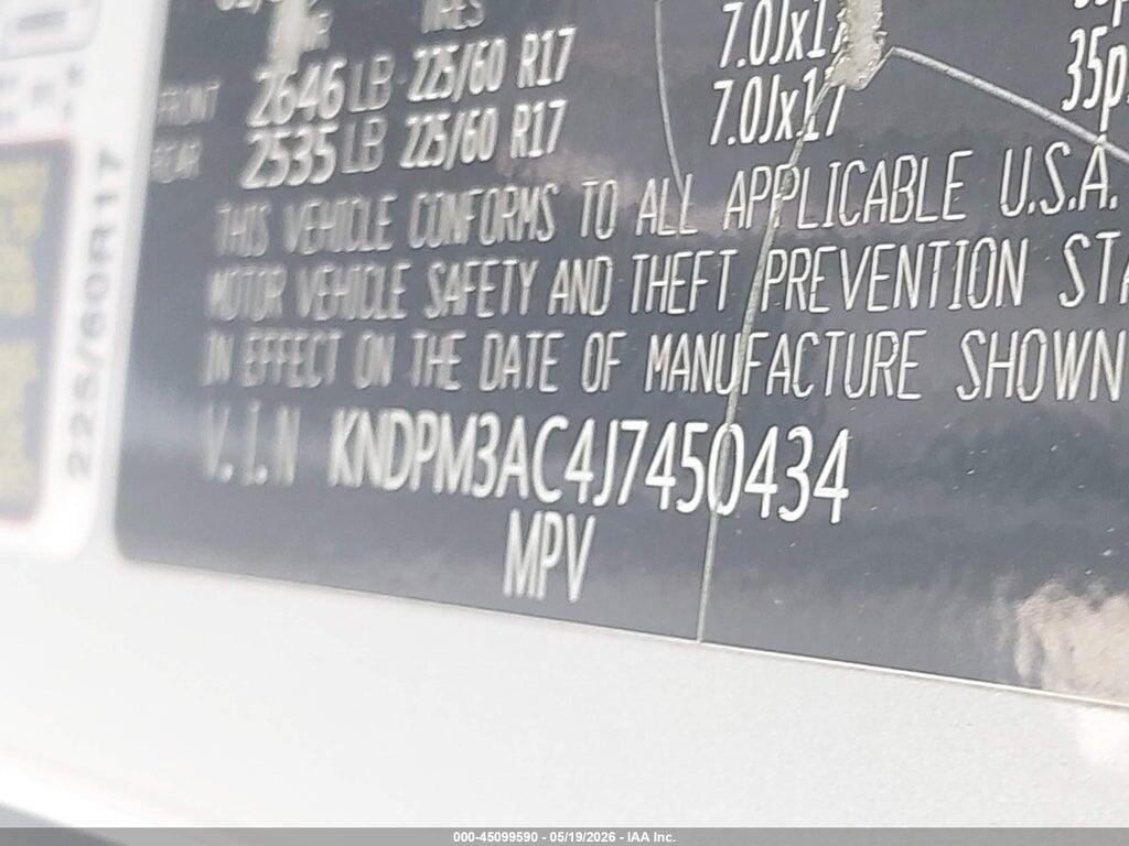 KNDPM3AC4J7450434 2018 KIA SPORTAGE photo no. 9