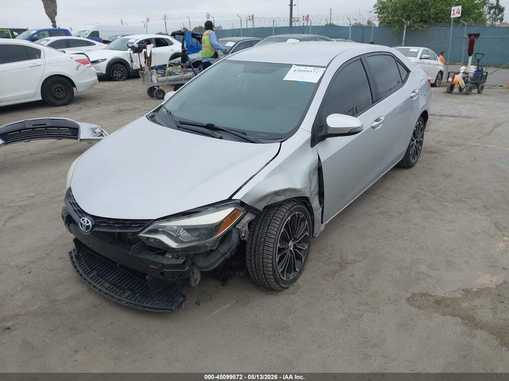 5YFBURHE0FP280647 2015 TOYOTA COROLLA photo no. 2