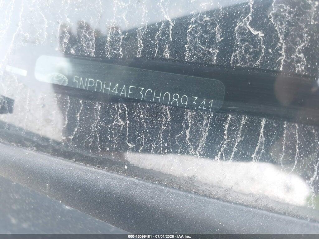 5NPDH4AE3CH089341 2012 HYUNDAI ELANTRA photo no. 12