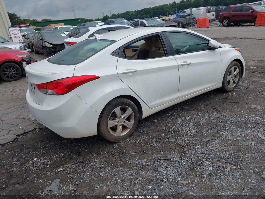 5NPDH4AE3CH089341 2012 HYUNDAI ELANTRA photo no. 4
