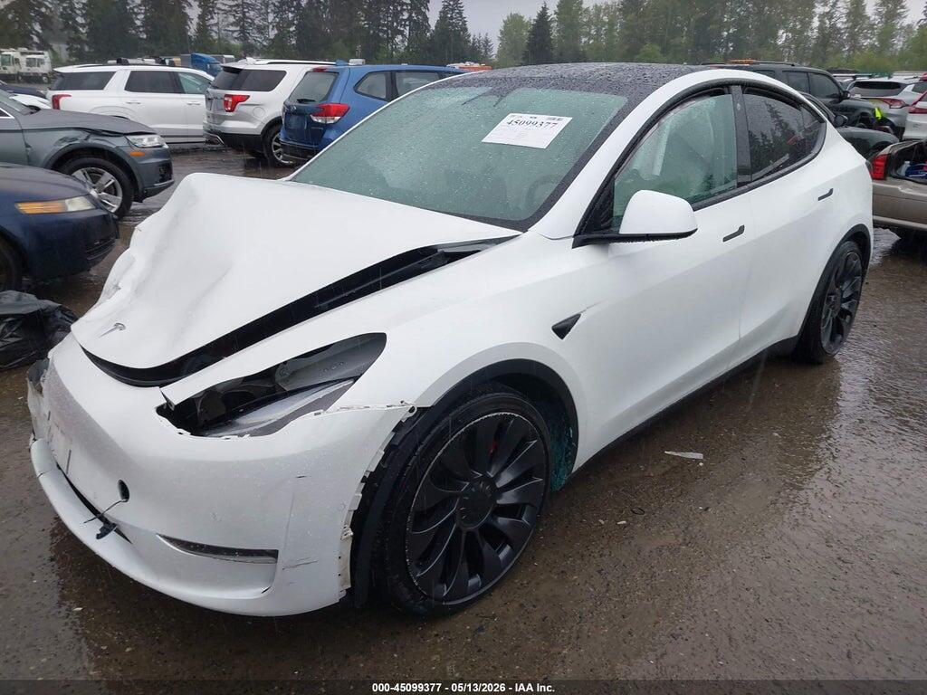 7SAYGDEF1NF495260 2022 TESLA MODEL Y photo no. 2