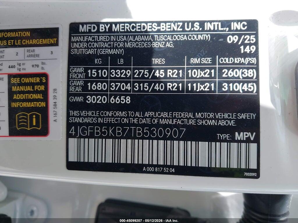 4JGFB5KB7TB530907 2026 MERCEDES-BENZ GLE 450 photo no. 9