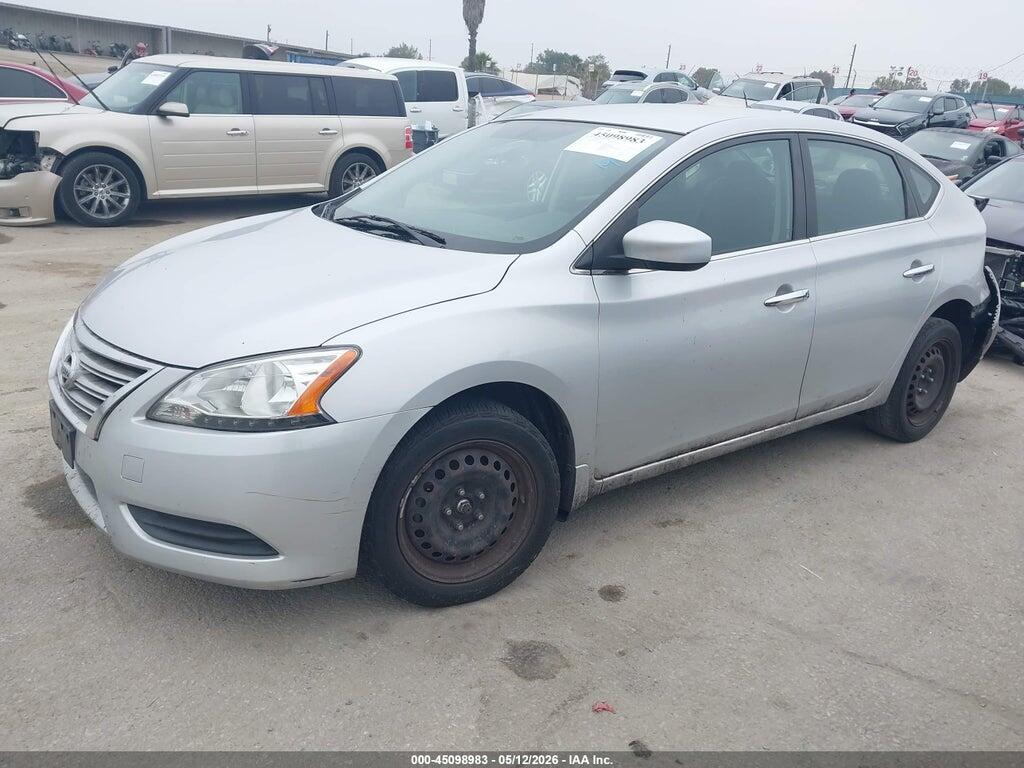 3N1AB7AP0EL678375 2014 NISSAN SENTRA photo no. 2