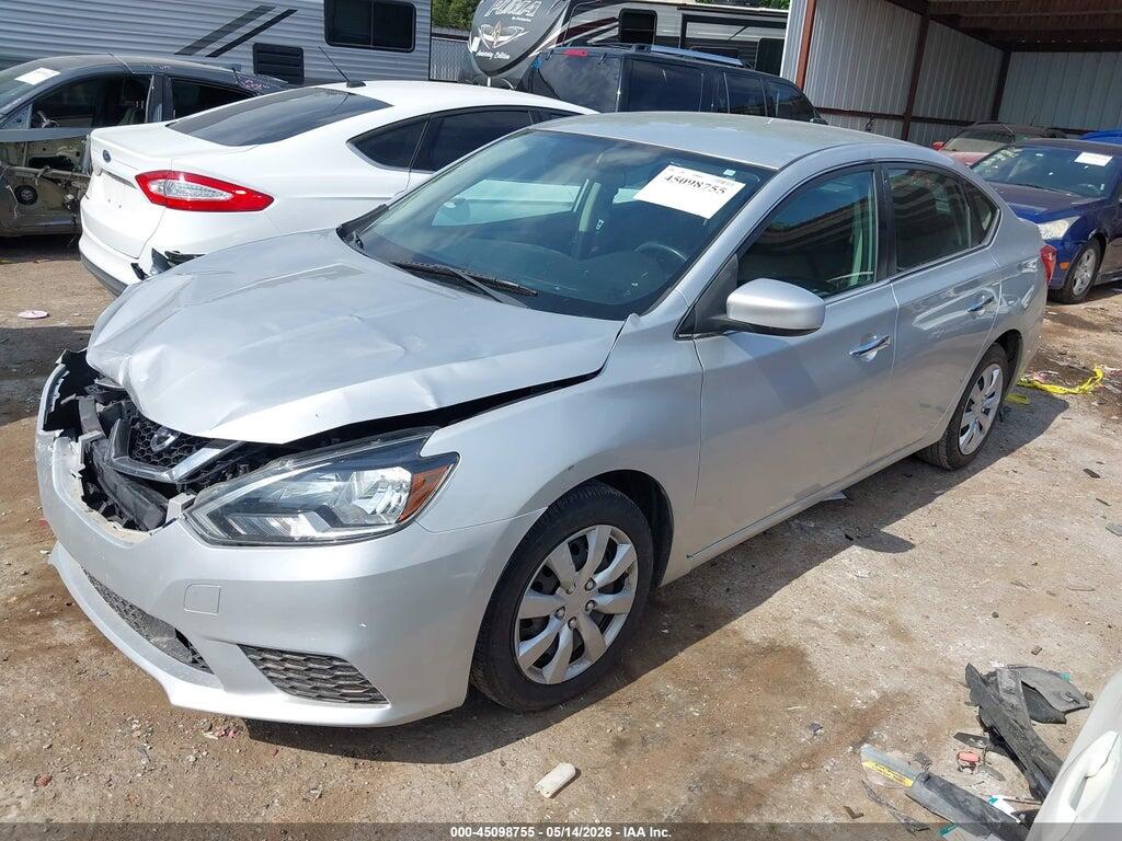 3N1AB7AP3KY343755 2019 NISSAN SENTRA photo no. 2