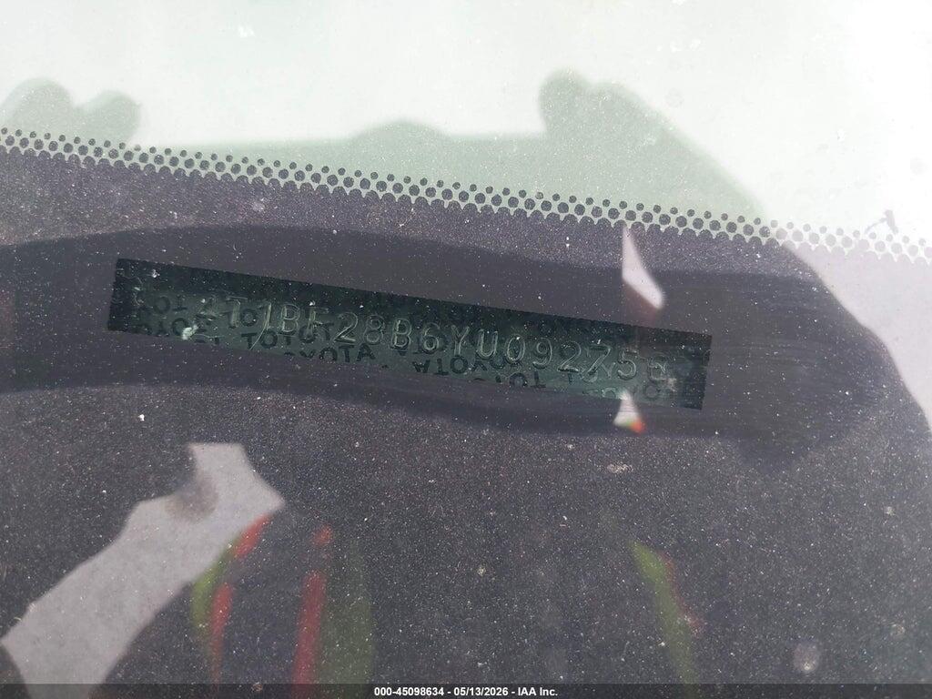 4T1BF28B6YU092756 2000 TOYOTA AVALON photo no. 12