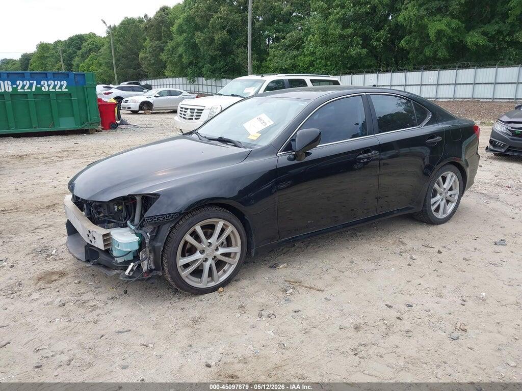 JTHBK262X75049385 2007 LEXUS IS 250 photo no. 2