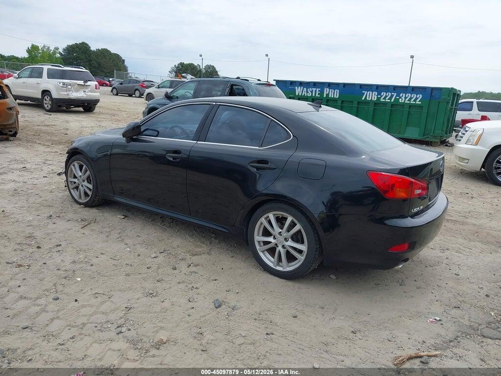 JTHBK262X75049385 2007 LEXUS IS 250 photo no. 3
