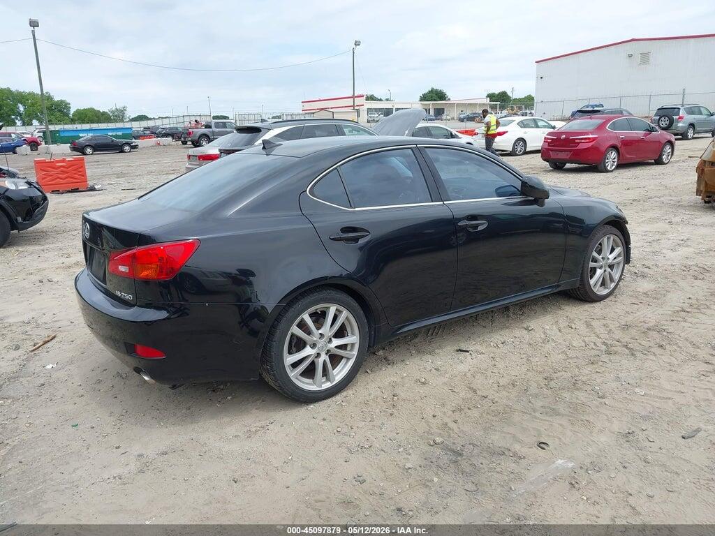 JTHBK262X75049385 2007 LEXUS IS 250 photo no. 4