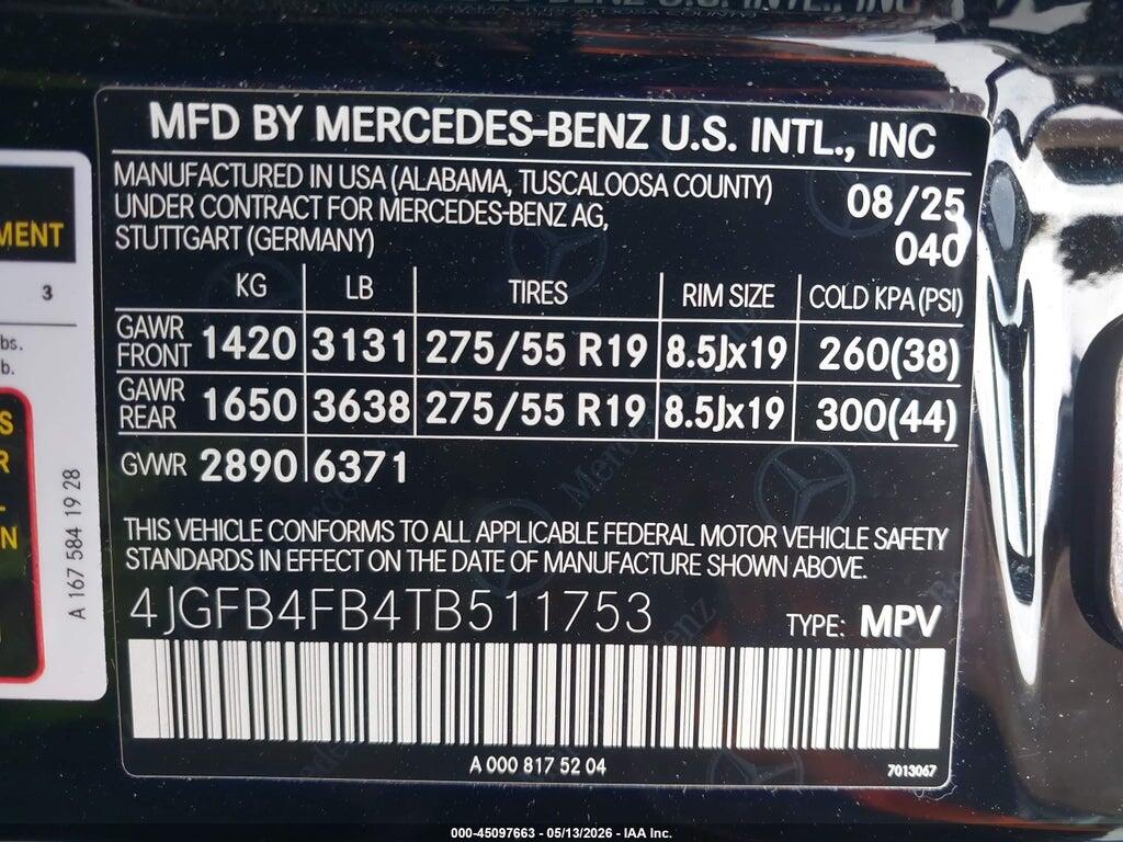4JGFB4FB4TB511753 2026 MERCEDES-BENZ GLE 350 photo no. 9