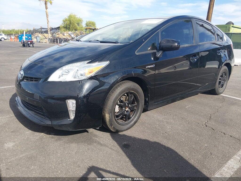 JTDKN3DU9F1929227 2015 TOYOTA PRIUS photo no. 2