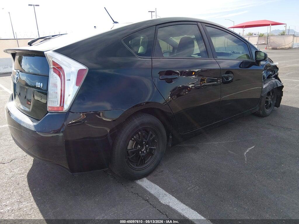 JTDKN3DU9F1929227 2015 TOYOTA PRIUS photo no. 4