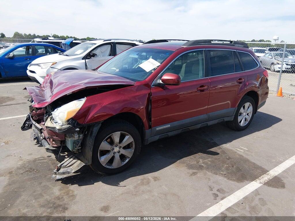 4S4BRBKC7B3329017 2011 SUBARU OUTBACK photo no. 2