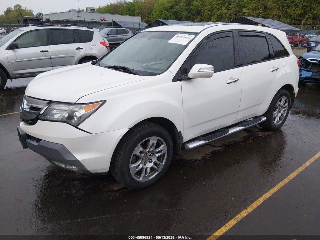 2HNYD28229H524892 2009 ACURA MDX photo no. 2