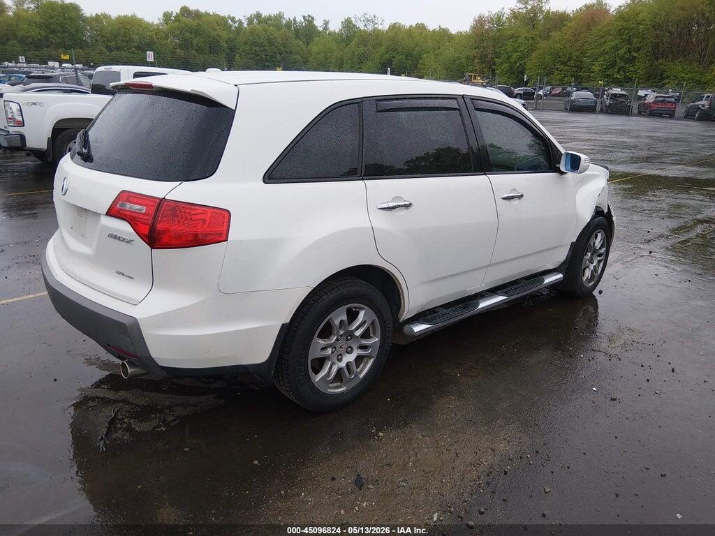 2HNYD28229H524892 2009 ACURA MDX photo no. 4