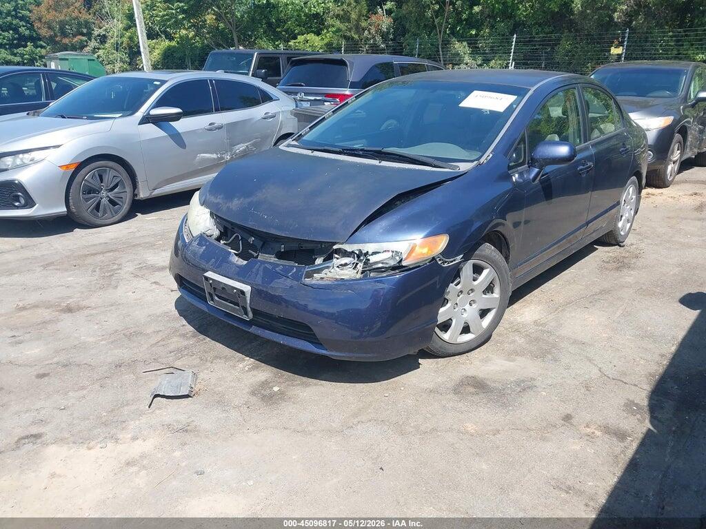 1HGFA16577L080374 2007 HONDA CIVIC photo no. 2