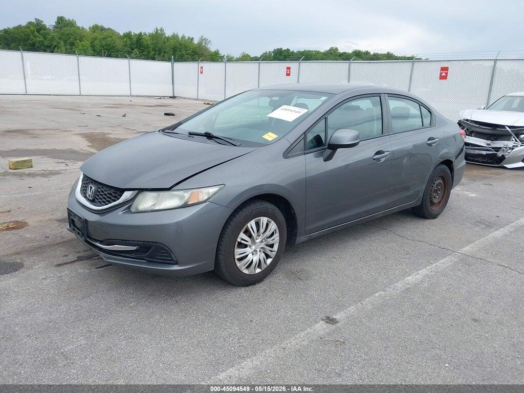 2HGFB2F57DH523263 2013 HONDA CIVIC photo no. 2