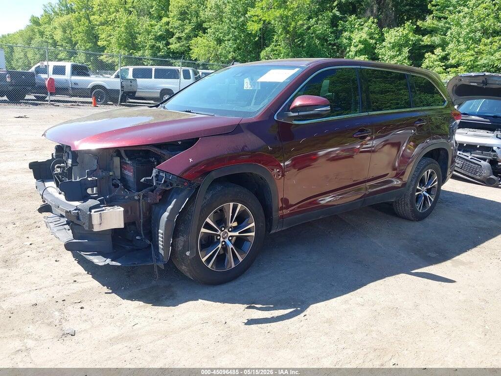 5TDZARFH9KS053169 2019 TOYOTA HIGHLANDER photo no. 2