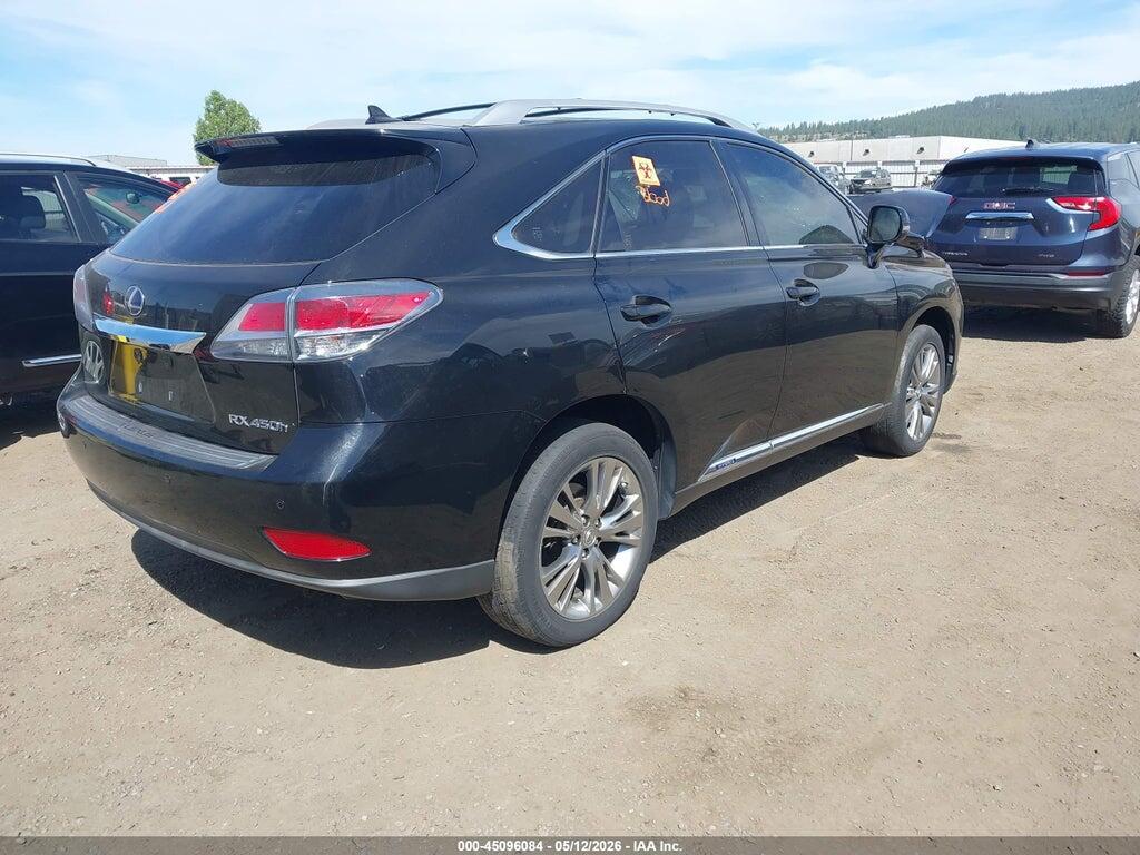 JTJBC1BA4D2450642 2013 LEXUS RX 450H photo no. 4