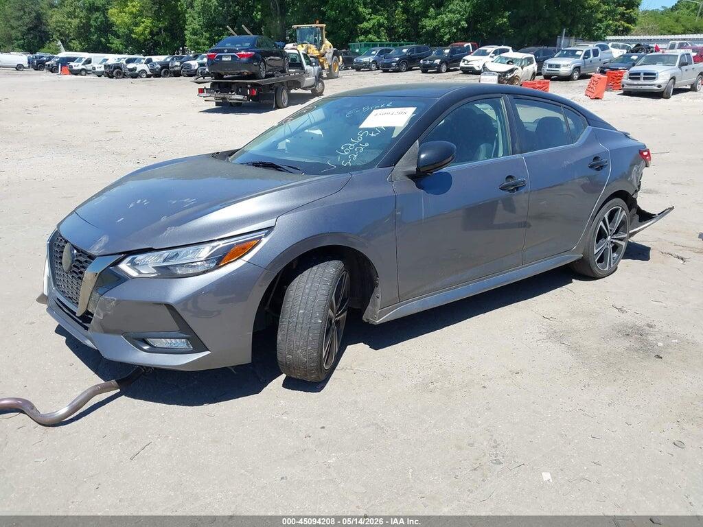 3N1AB8DV9LY256265 2020 NISSAN SENTRA photo no. 2