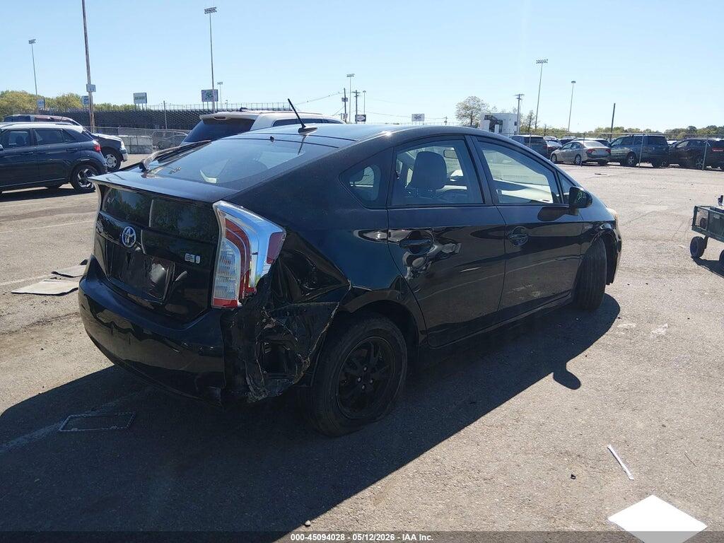 JTDKN3DU8E1758694 2014 TOYOTA PRIUS photo no. 4