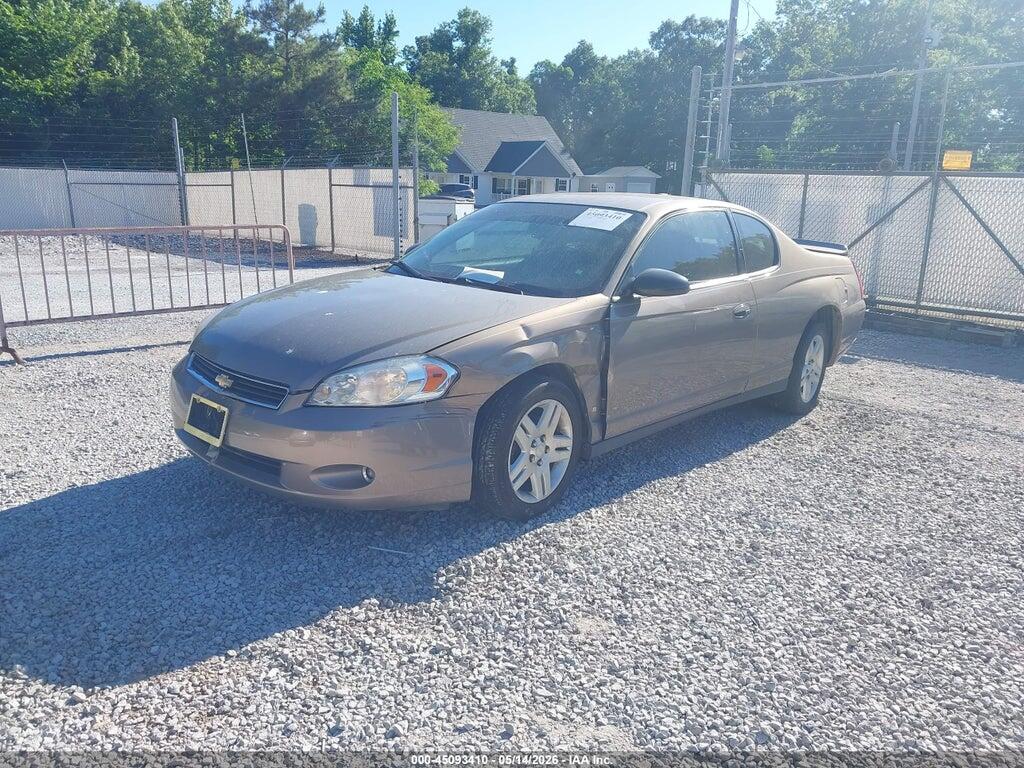 2G1WK151X69223536 2006 CHEVROLET MONTE CARLO photo no. 2