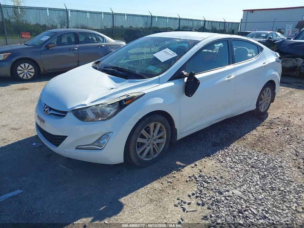 5NPDH4AE3GH661126 2016 HYUNDAI ELANTRA photo no. 2