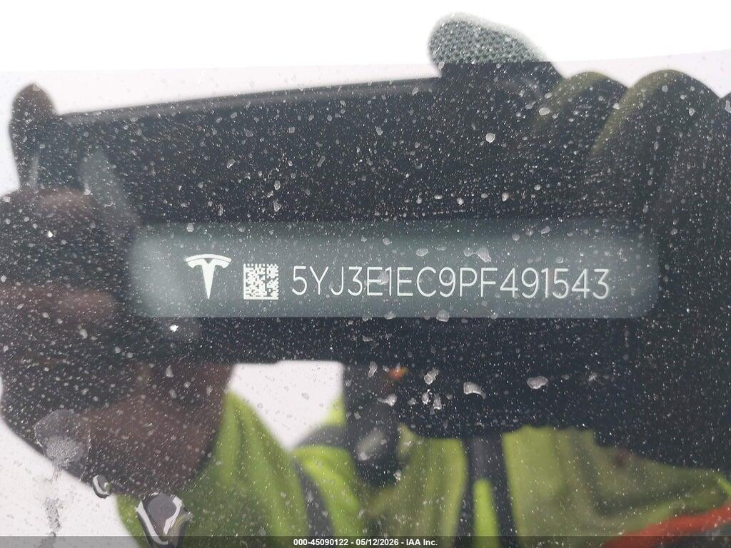 5YJ3E1EC9PF491543 2023 TESLA MODEL 3 photo no. 9