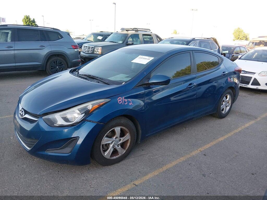 KMHDH4AE9EU199329 2014 HYUNDAI ELANTRA photo no. 2
