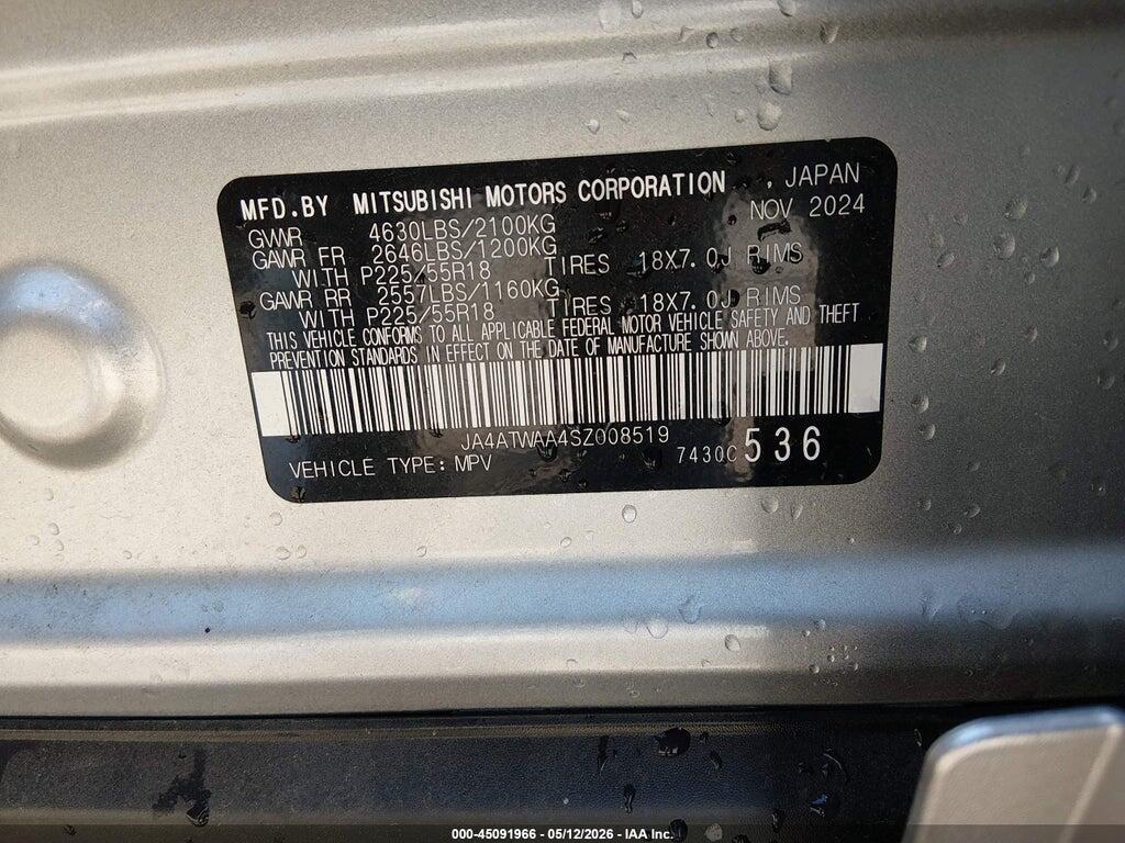 JA4ATWAA4SZ008519 2025 MITSUBISHI ECLIPSE CROSS photo no. 9