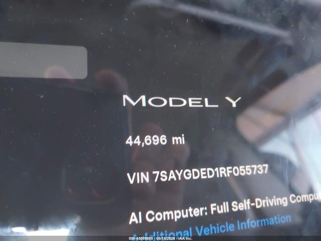 7SAYGDED1RF055737 2024 TESLA MODEL Y photo no. 7