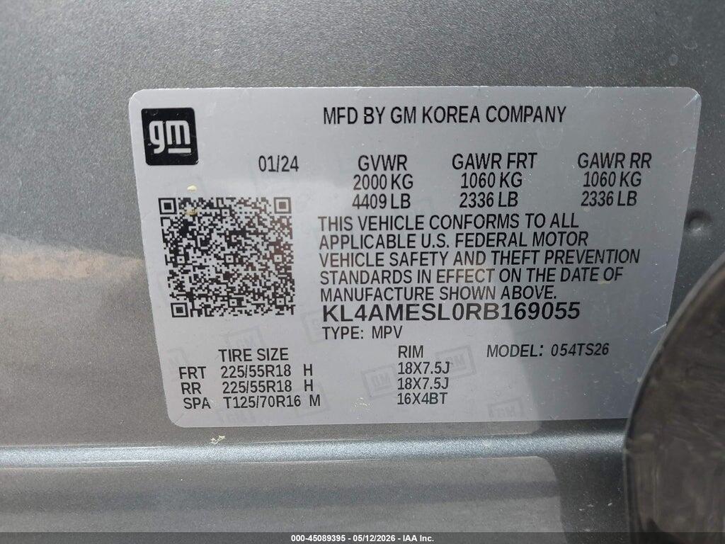KL4AMESL0RB169055 2024 BUICK ENCORE GX photo no. 9