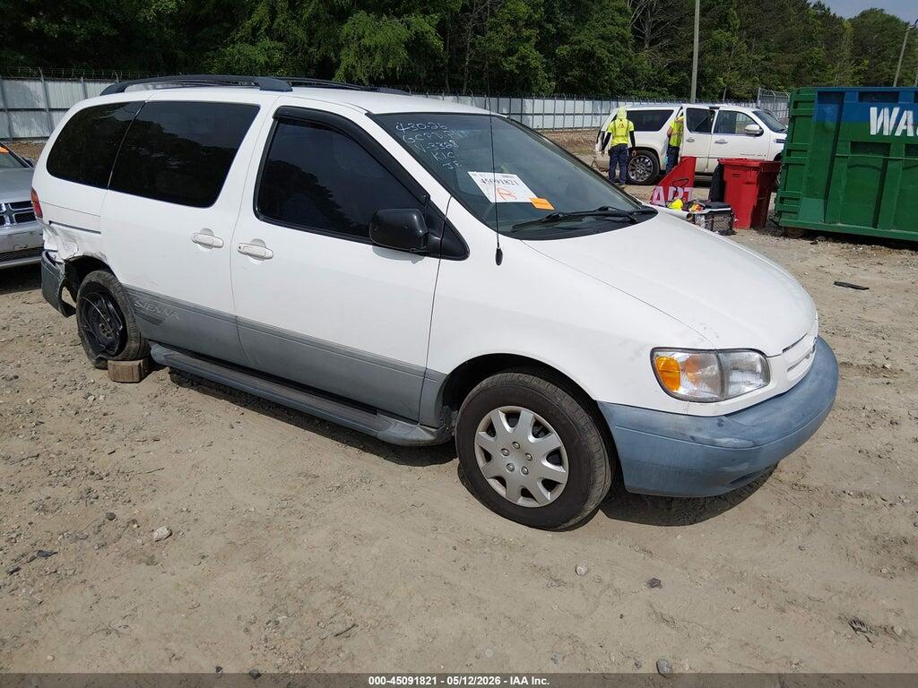 4T3ZF13C8YU193328 2000 TOYOTA SIENNA photo no. 1
