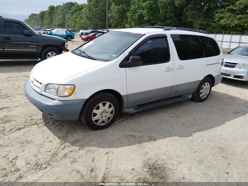 4T3ZF13C8YU193328 2000 TOYOTA SIENNA photo no. 2