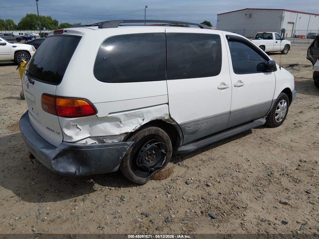 4T3ZF13C8YU193328 2000 TOYOTA SIENNA photo no. 4