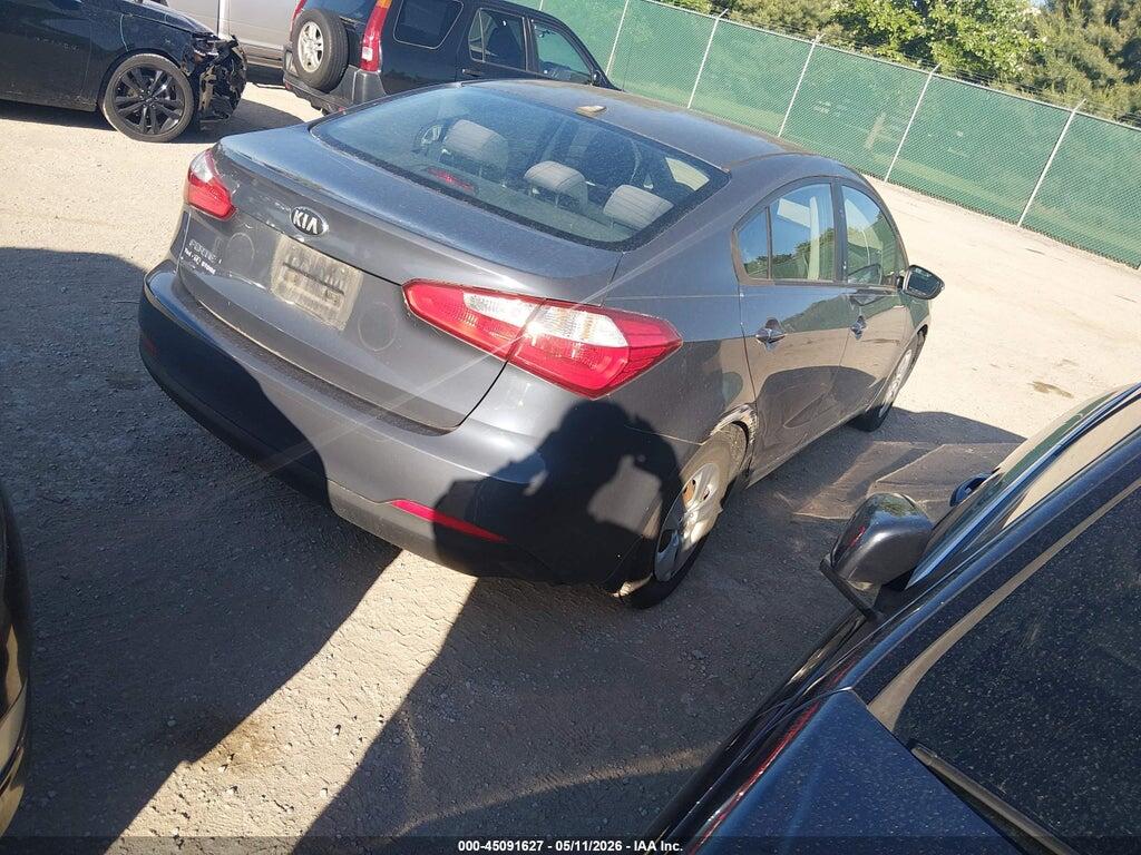 KNAFX4A67F5287734 2015 KIA FORTE photo no. 4