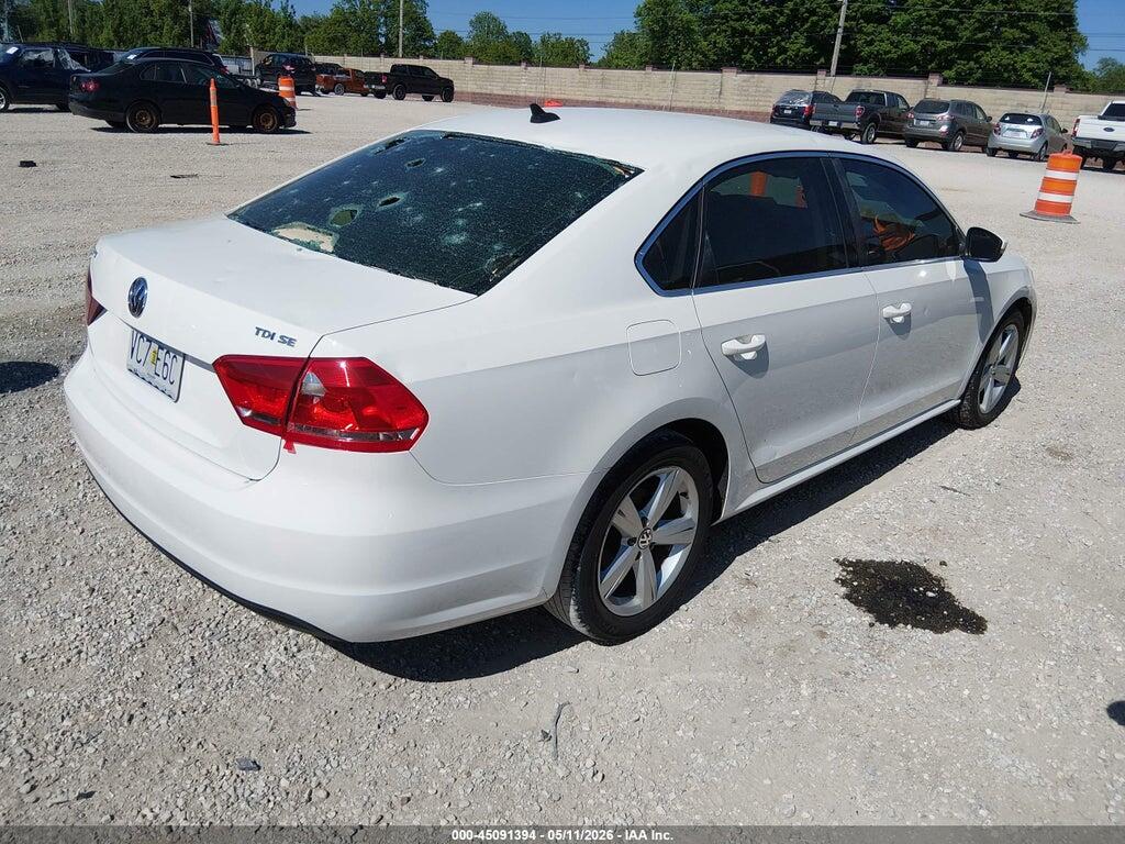 1VWBN7A38DC059245 2013 VOLKSWAGEN PASSAT photo no. 4
