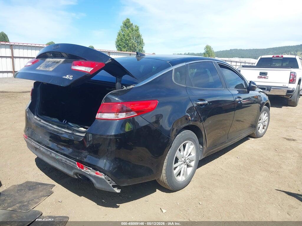 KNAGT4L34G5110885 2016 KIA OPTIMA photo no. 4