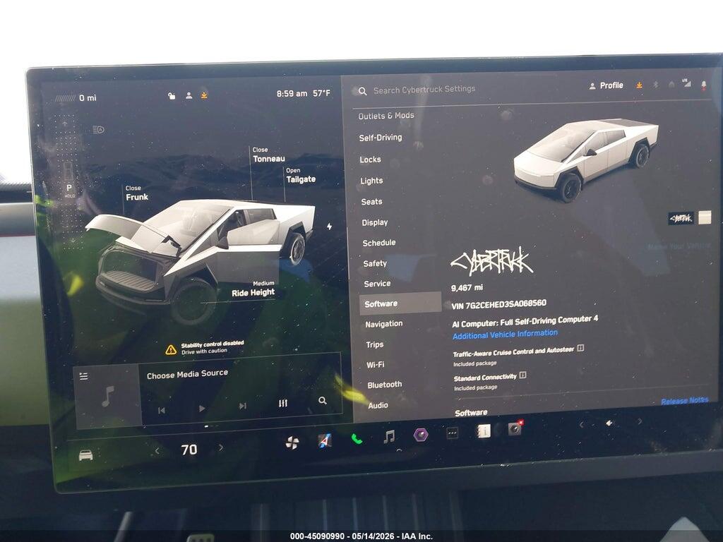 7G2CEHED3SA068560 2025 TESLA CYBERTRUCK photo no. 7