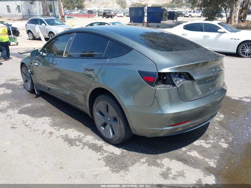 5YJ3E1EB7NF270656 2022 TESLA MODEL 3 photo no. 3