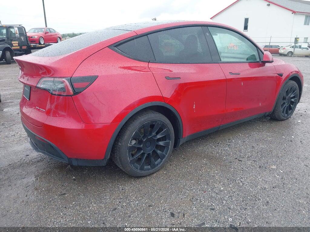 5YJYGAEE4MF155375 2021 TESLA MODEL Y photo no. 4