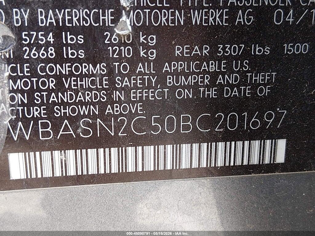 WBASN2C50BC201697 2011 BMW 535I GRAN TURISMO photo no. 9
